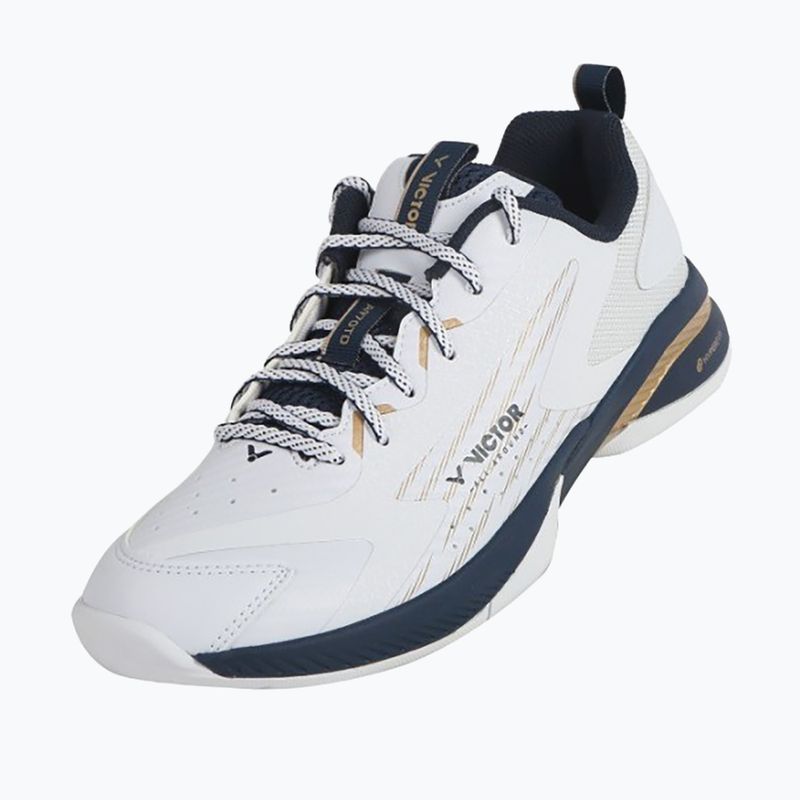 Мъжки обувки за бадминтон VICTOR A970TD AX bright white/light gold 8