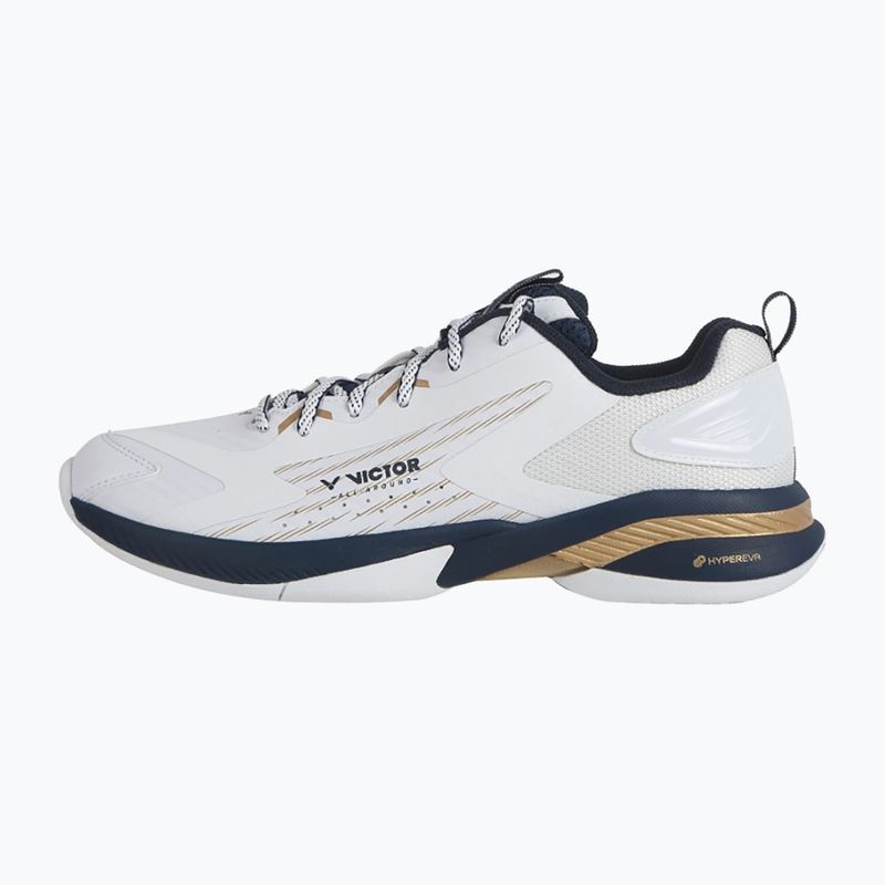 Мъжки обувки за бадминтон VICTOR A970TD AX bright white/light gold 9