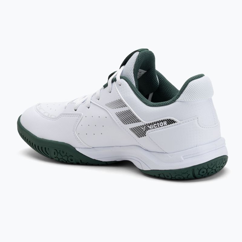 Мъжки обувки за бадминтон VICTOR P8500CLS AG bright white/hunter green 3