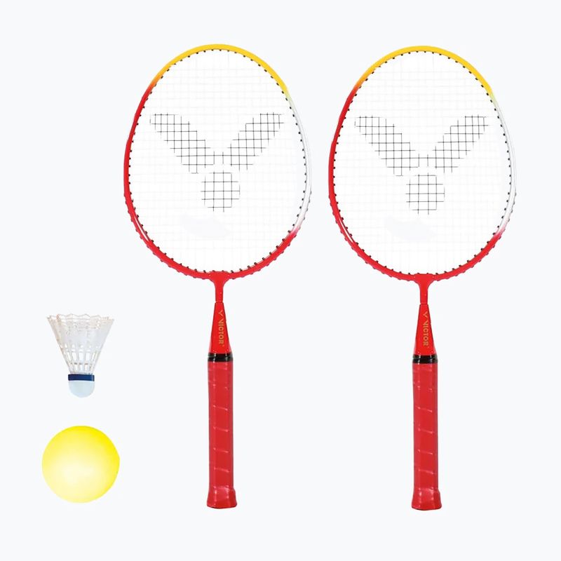 Детски комплект за бадминтон VICFUN Mini Badminton червен/жълт 7
