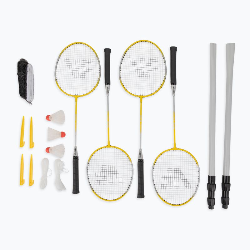 Комплект за бадминтон VICFUN Complete yellow