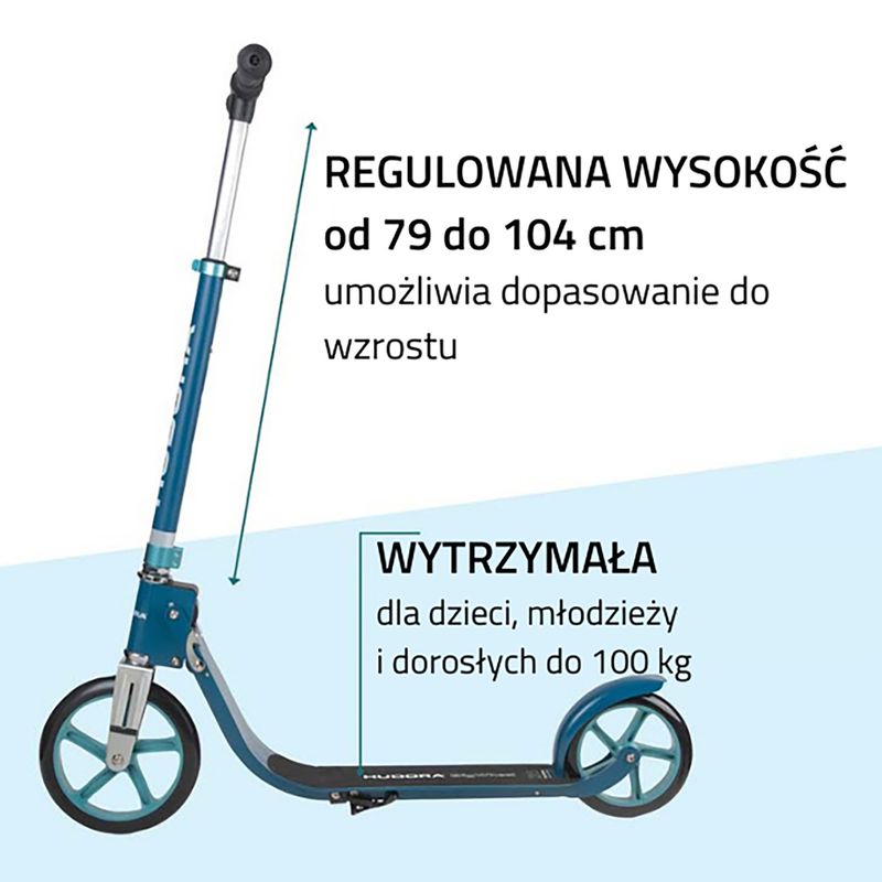 Скутер Hudora Bigwheel 215, син 14126 9