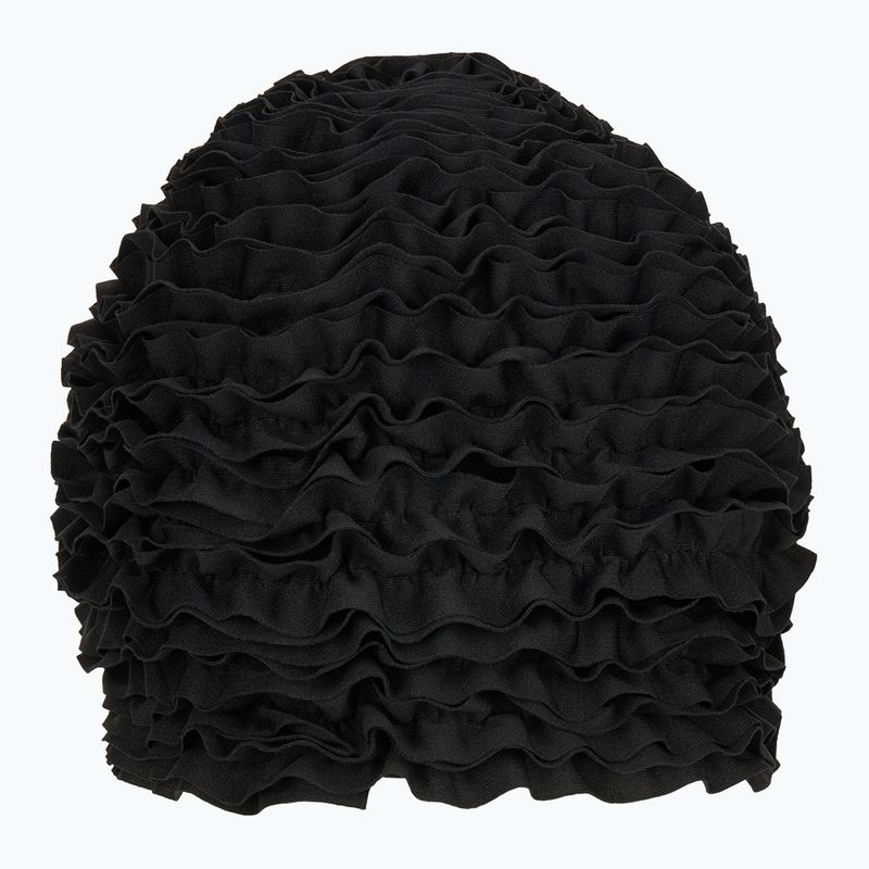 Дамска шапка за плуване Fashy Exclusive Frill black