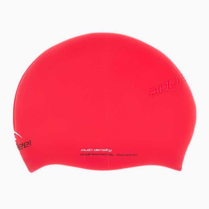 AquaFeel Bullitt червена шапка за плуване 2