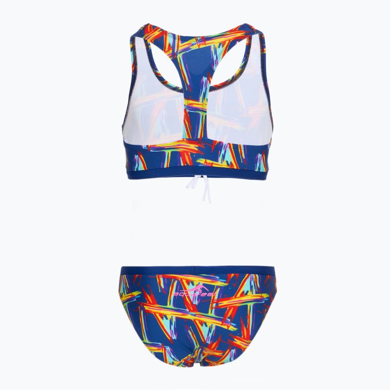 Детски бански от две части aquafeel Racerback colorful a 2
