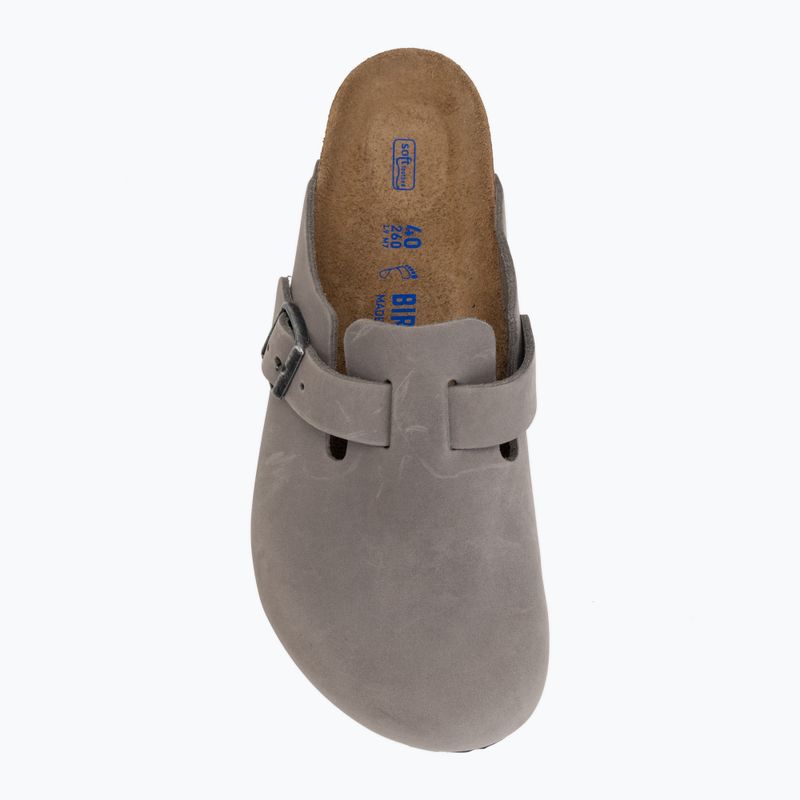 Чехли BIRKENSTOCK Boston Soft Footbed Oiled Leather Regular iron 5