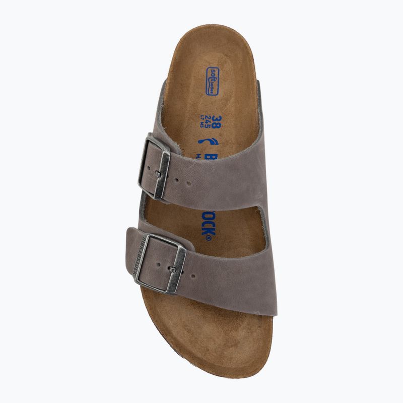 Чехли BIRKENSTOCK Arizona Soft Footbed Oiled Leather Narrow iron 5