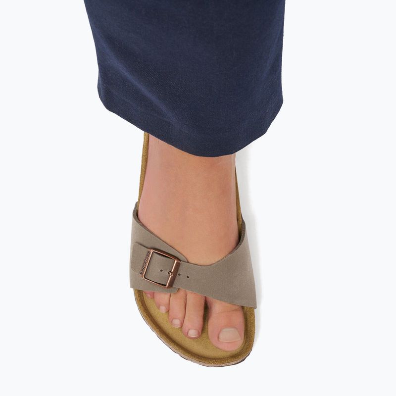 Дамски чехли BIRKENSTOCK Madrid Birkibuc Regular stone 9
