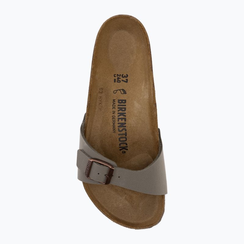 Дамски чехли BIRKENSTOCK Madrid Birkibuc Regular stone 4