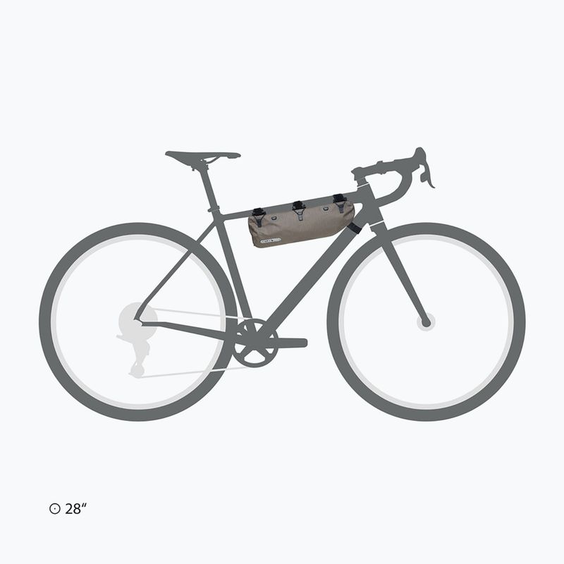 Велосипедна чанта за рамка ORTLIEB Frame-Pack RC Toptube 3 l dark sand 8