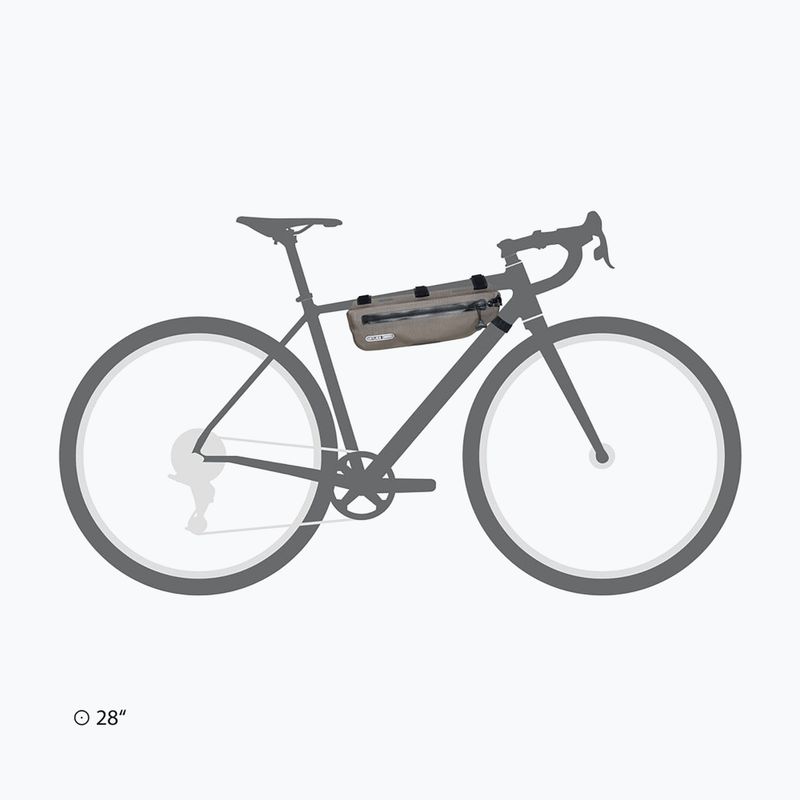 Велосипедна чанта за рамка ORTLIEB Frame-Pack Toptube 3 l dark sand 9