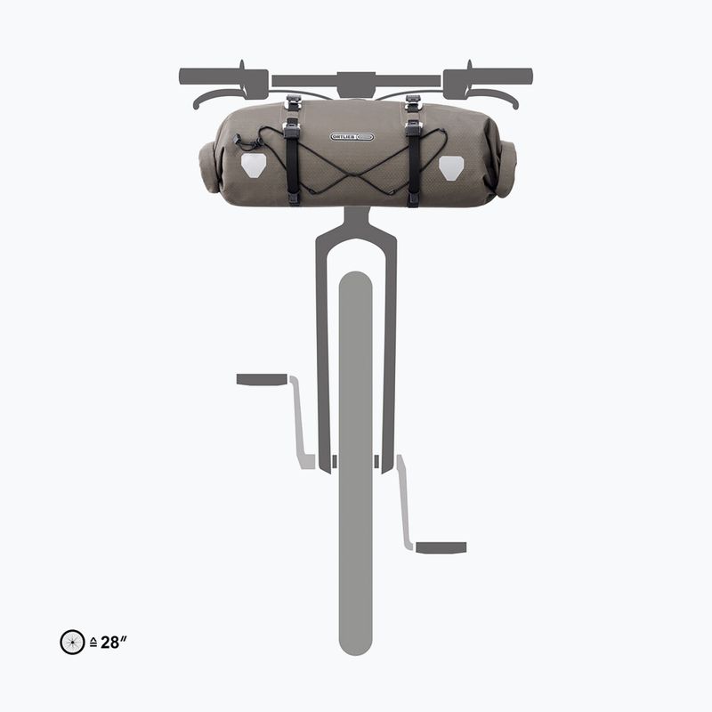 Велосипедна чанта за кормило ORTLIEB Handlebar-Pack Flex 15 l dark sand 7