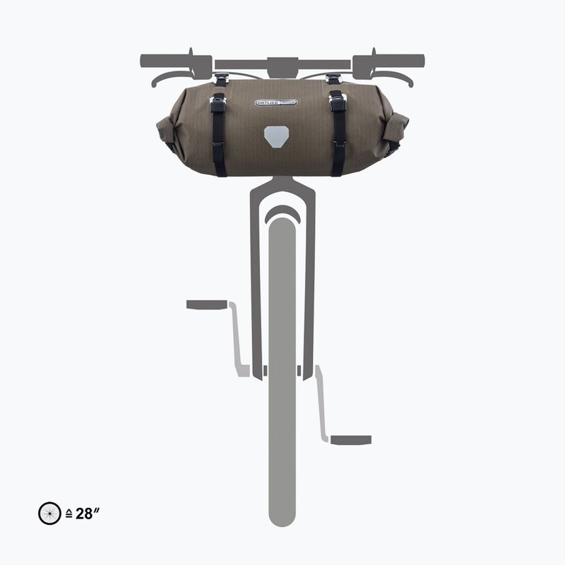 Чанта за велосипед за кормило ORTLIEB Handlebar-Pack Flex 9 l dark sand 8