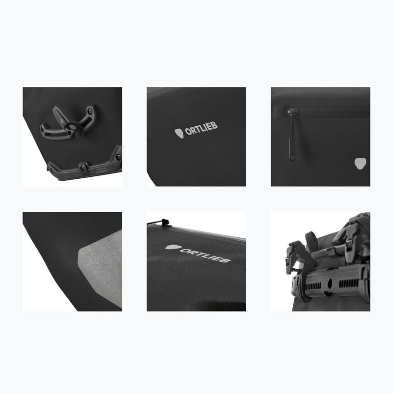 Велосипедна чанта ORTLIEB Back-Roller Zip-Pocket Tidura Strong QL2.2 20 л черна 9