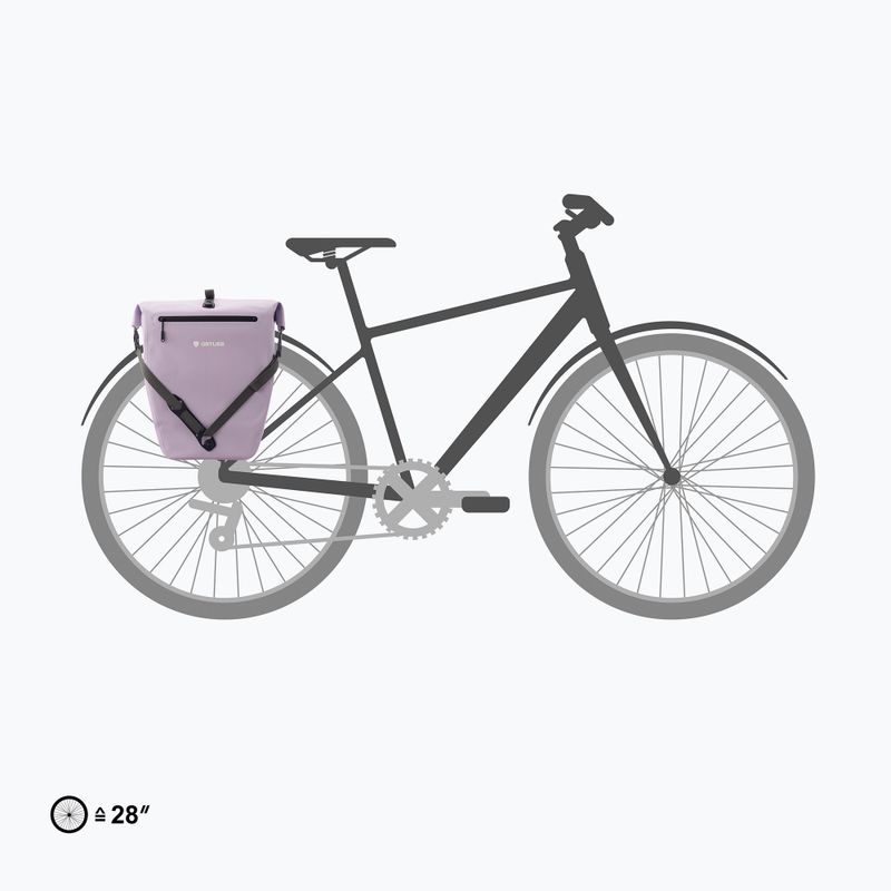 Велосипедна дисага Ortlieb Tylna Back-Roller Zip-Pocket Tidura Strong QL2.2 20L lavender 8