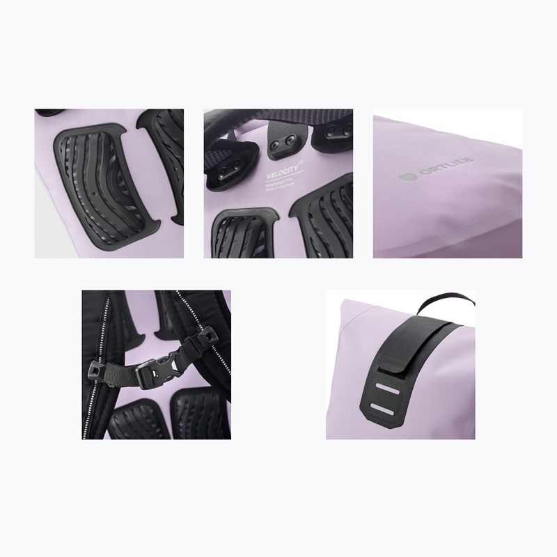 Раница Ortlieb Velocity Tidura Strong 23L lavender 9