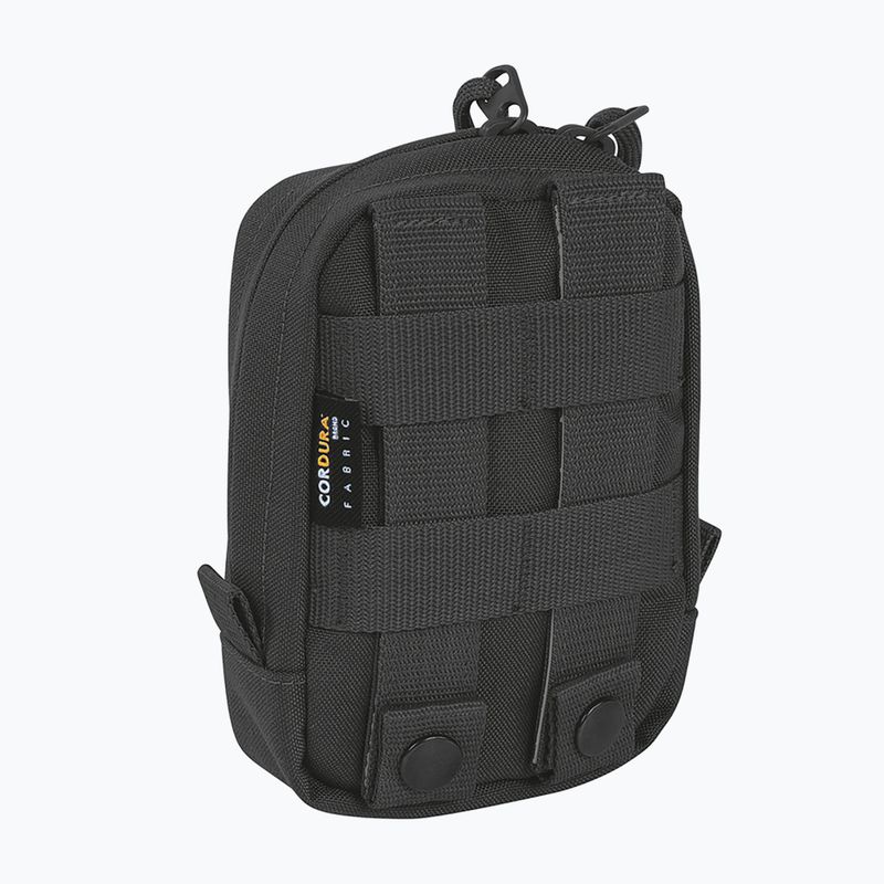 Тасманийски тигър TT Tac Pouch 1 вертикален черен джоб за раница 2