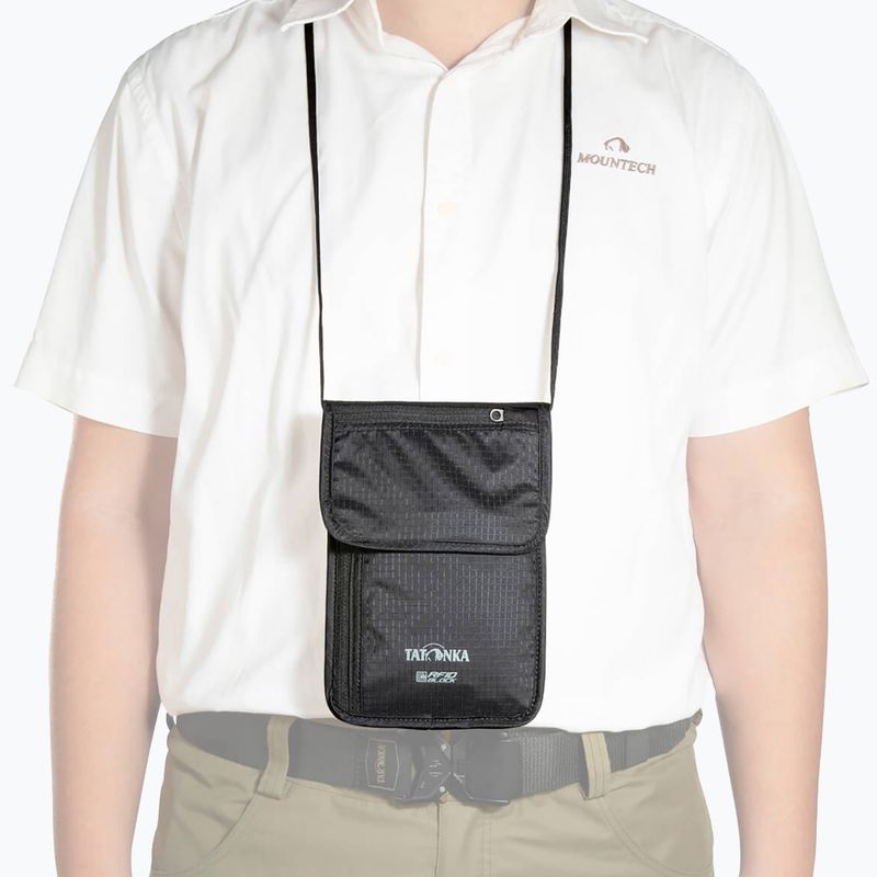 Tatonka Skin Neck Puch RFID B черен 5