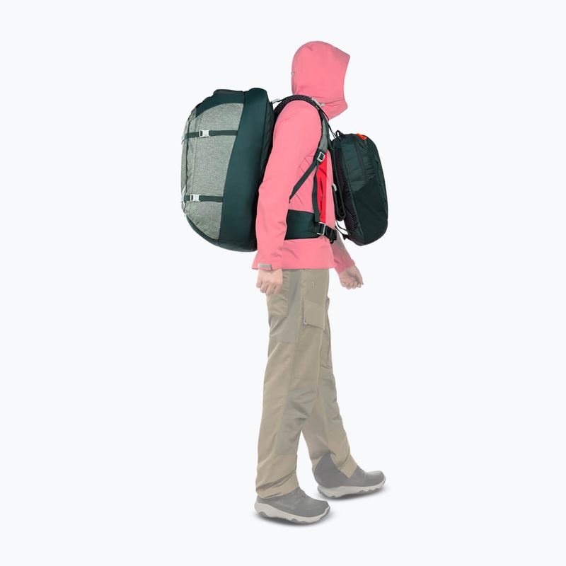 Дамска туристическа раница Tatonka Great Escape 50 + 15 L sage green 16