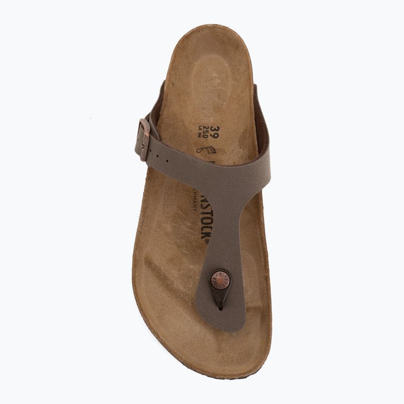 Джапанки BIRKENSTOCK Gizeh Birkibuc mocca 5