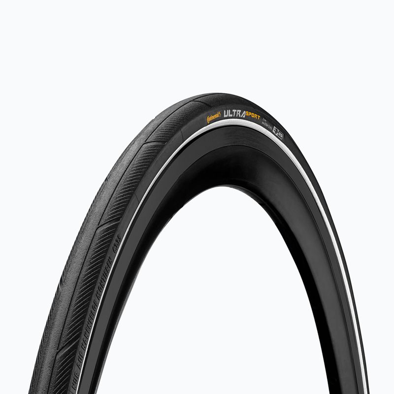 Continental Ultra Sport III 700x25C с прибираща се гума в черно CO0150464