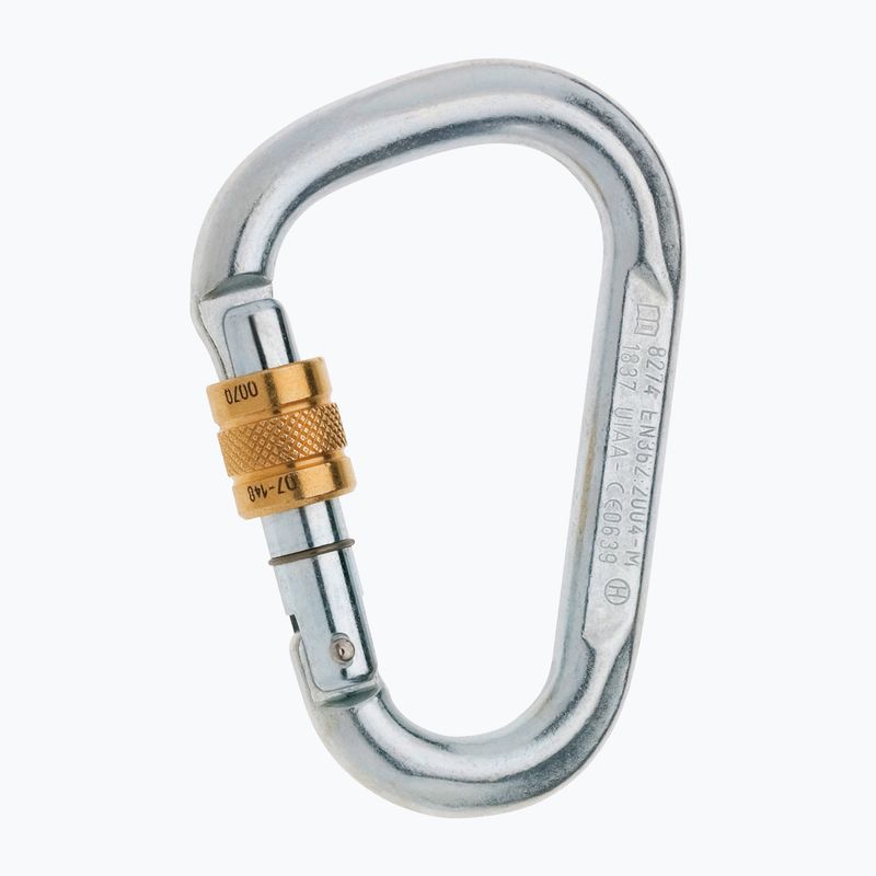 Катерачен карабинер EDELRID Steel HMS Screw silver