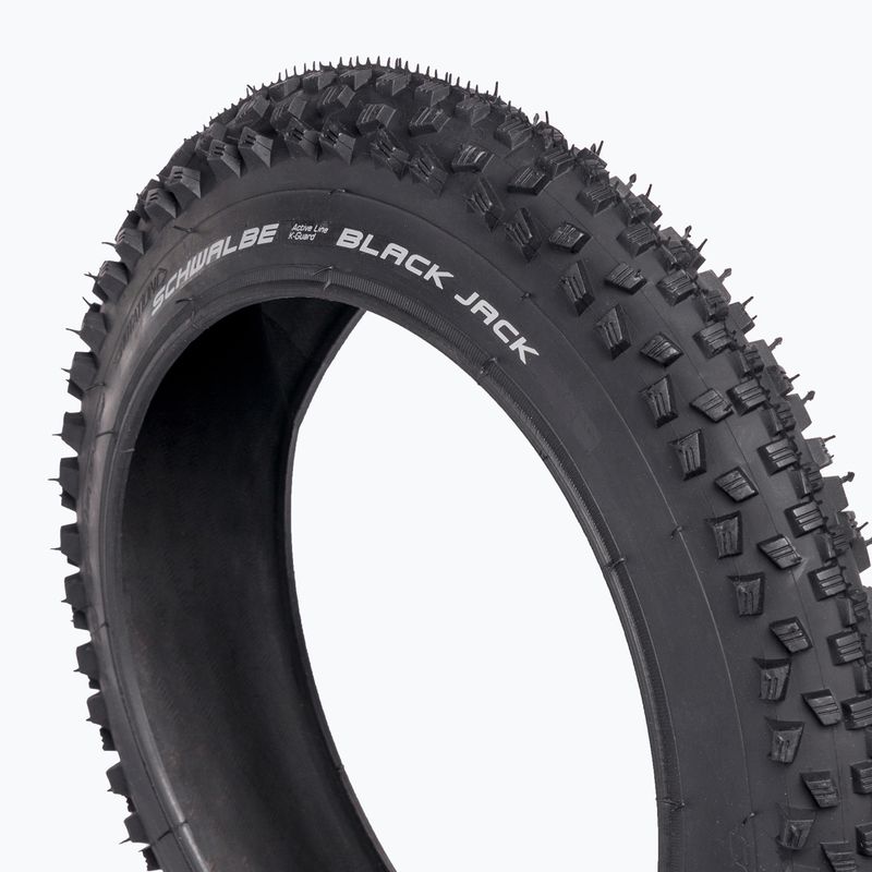 SCHWALBE Black Jack K-Guard Black N Roll 18 x 1.90 черна велосипедна гума 2