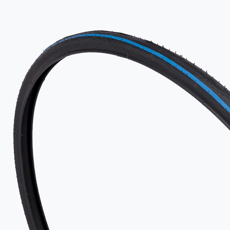 Велосипедна гума SCHWALBE Lugano II K-Guard Silica wire blue stripes 2