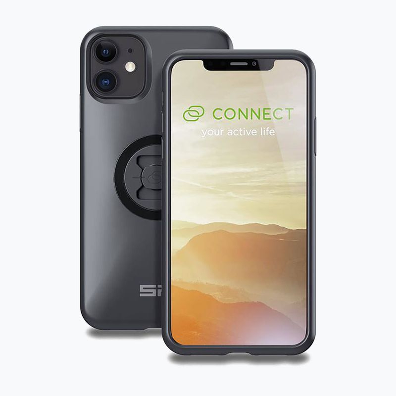 Калъф с поставка за велосипед SP CONNECT Bundle II Iphone 11 / XR черен 55224