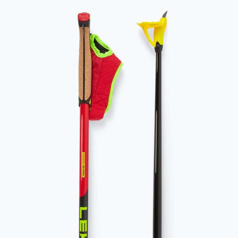 Щеки за ски бягане LEKI PRC 750 bright red/ neon yellow/ black 3