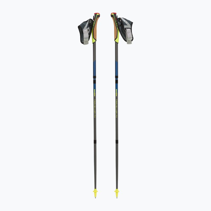 LEKI Traveller FX.One Carbon палки за северно ходене тъмносини и сребърни 65325821110 5