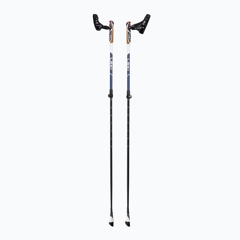 Щеки за скандинавско ходене LEKI Smart Supreme midnightblue dark metallic/darkblue/white
