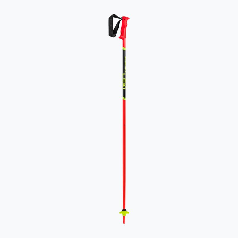 Детски ски щеки LEKI Racing bright red/ black/ neon yellow 2