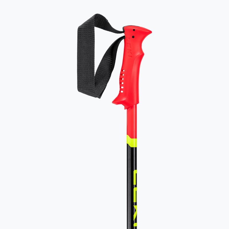 Детски ски щеки LEKI Racing bright red/ black/ neon yellow 3