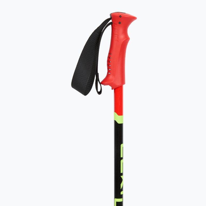 Детски ски щеки LEKI Racing bright red/ black/ neon yellow 2