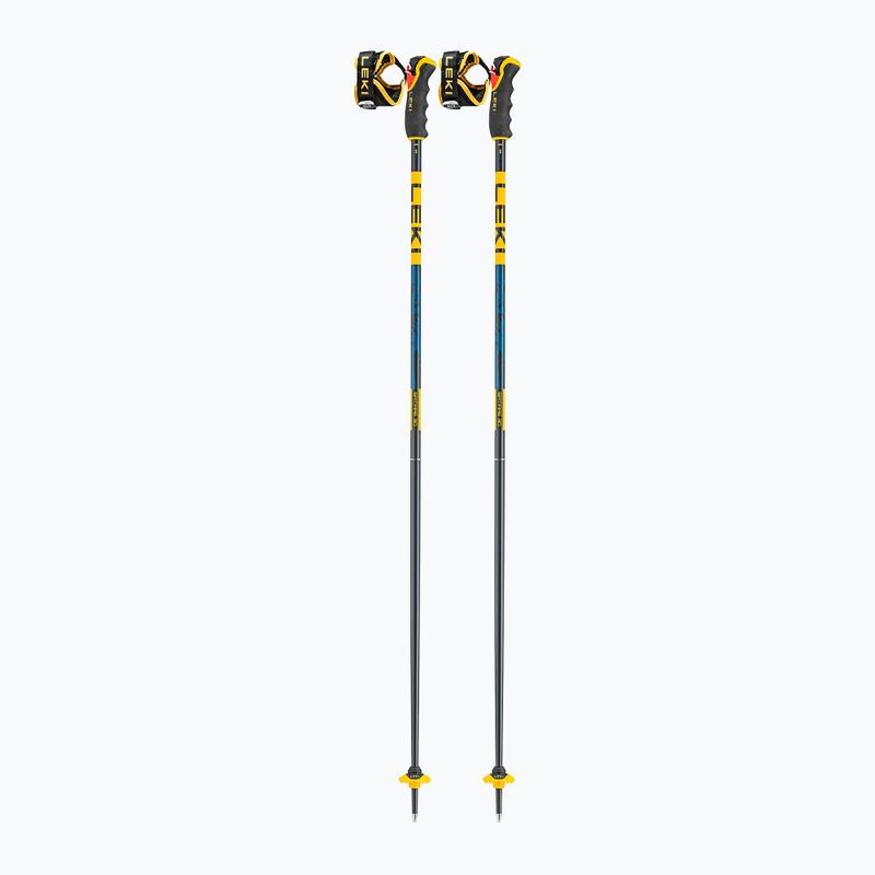 Щеки за ски LEKI Spitfire 3D denim blue/ aegean blue/ mustard yellow 2