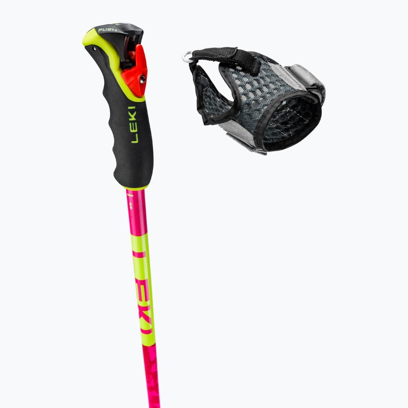 Скиорски щеки LEKI Spitfire 3D neon magenta/neon yellow/berry 5
