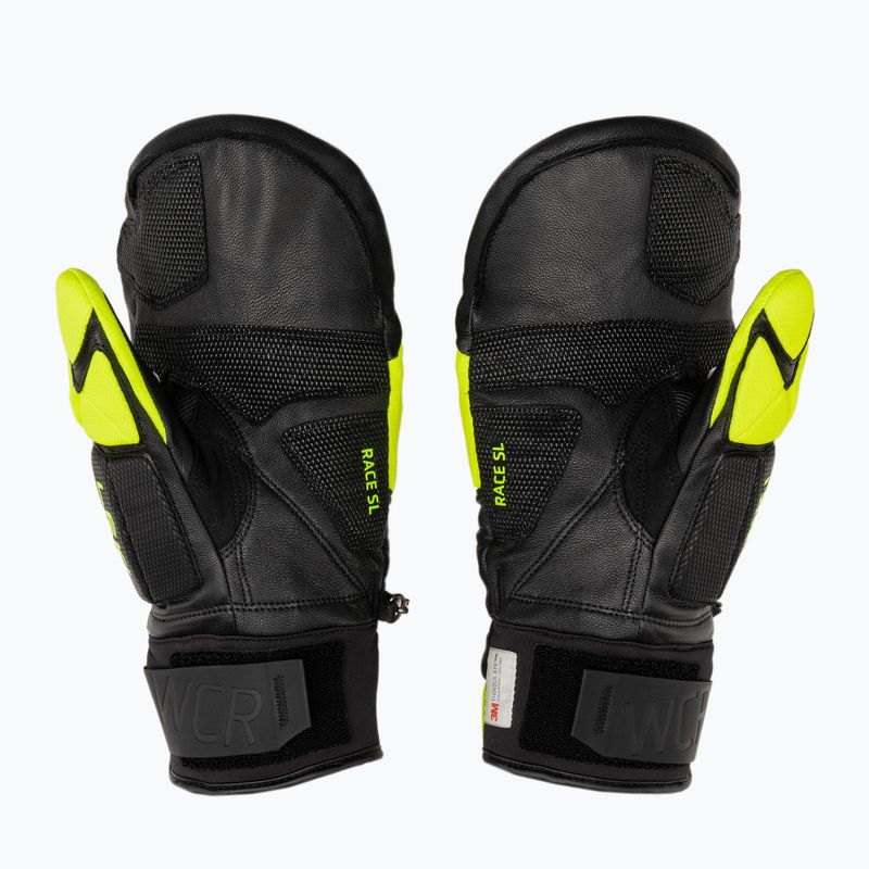 Мъжки ски ръкавици LEKI WCR Venom SL 3D Mitt black ice/lemon 2