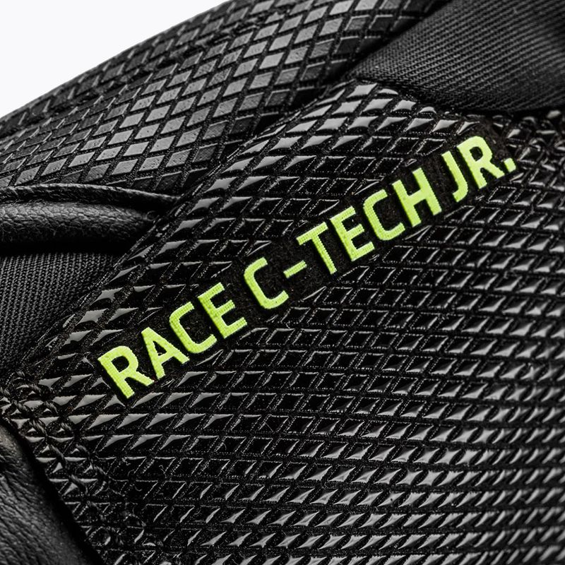 Детски скиорски ръкавици LEKI WCR C-Tech 3D Junior Mitt black/ice lemon 7