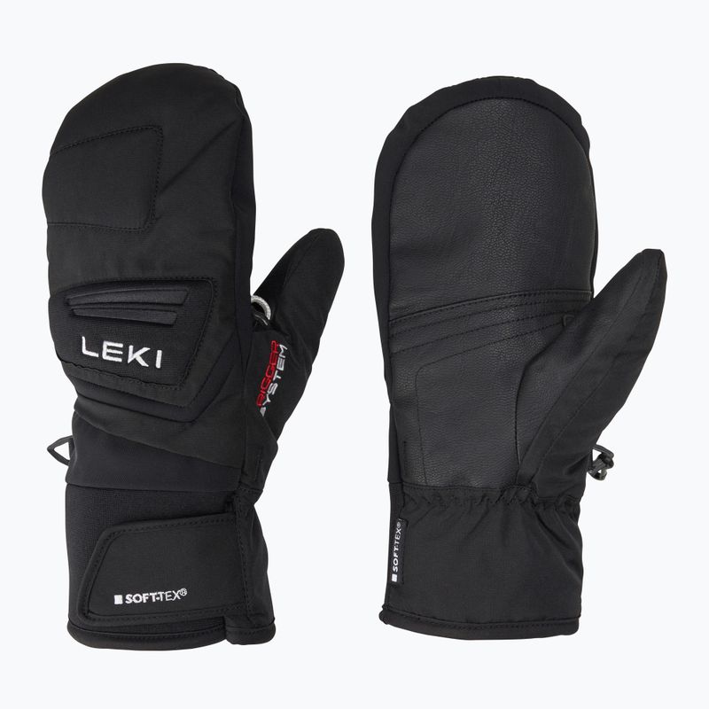 Детски скиорски ръкавици LEKI Griffin 3D Junior black