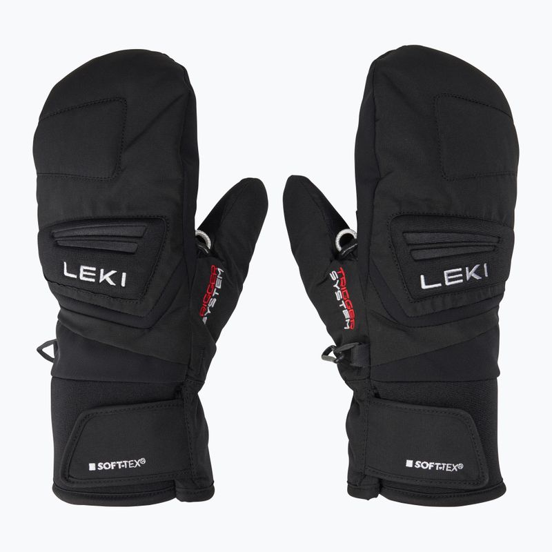 Детски скиорски ръкавици LEKI Griffin 3D Junior black 2