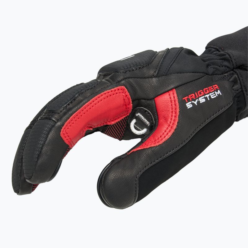 Мъжки скиорски ръкавици LEKI Griffin Pro 3D black/ red/white 4