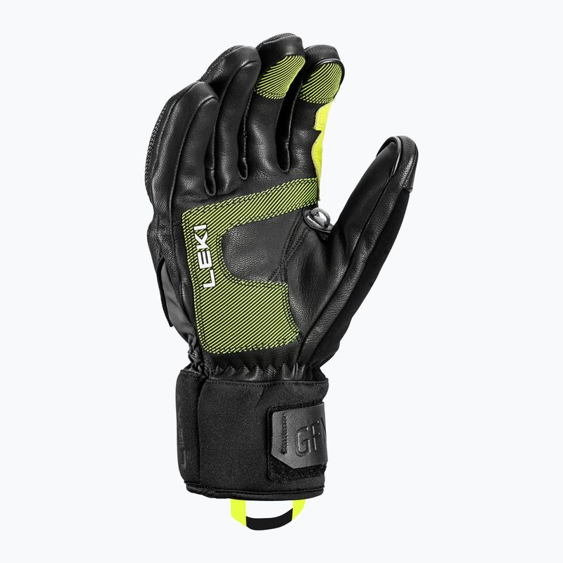 Мъжка ски ръкавица LEKI Griffin Pro 3D black/neon 6