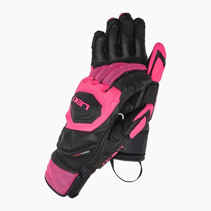 Дамски скиорски ръкавици LEKI WCR Venom SL 3D black/ rose