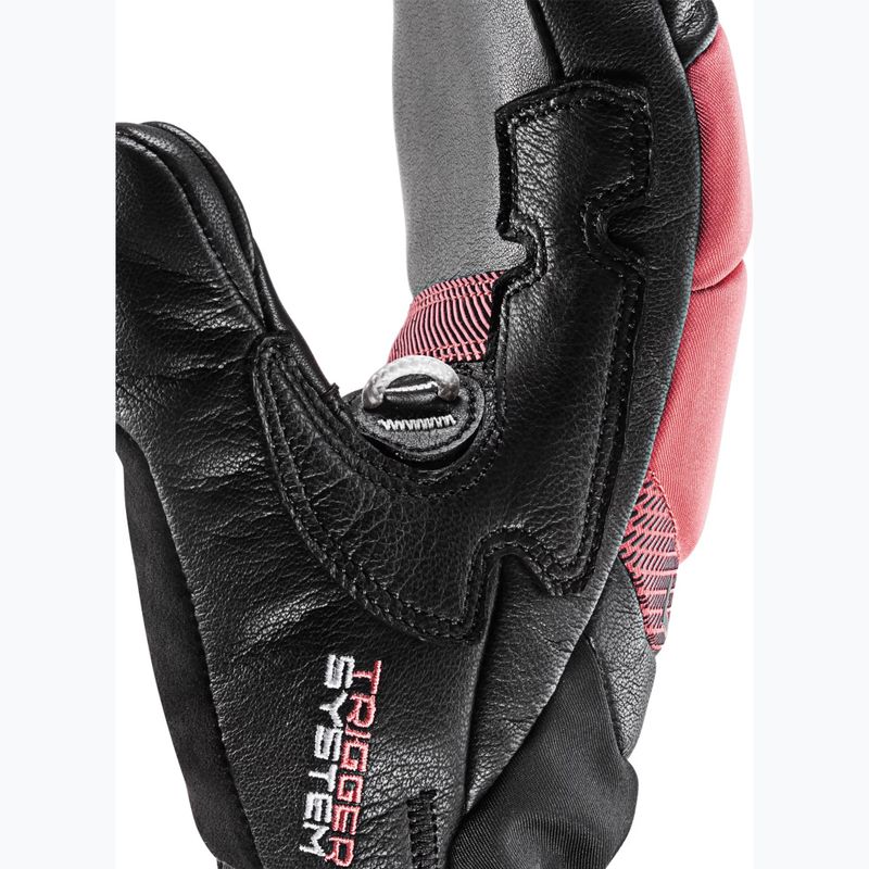 LEKI Griffin Base 3D Mitt black/ rose дамска ски ръкавица 4