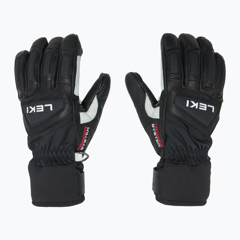 Дамски скиорски ръкавици LEKI Griffin Pro 3D black 3