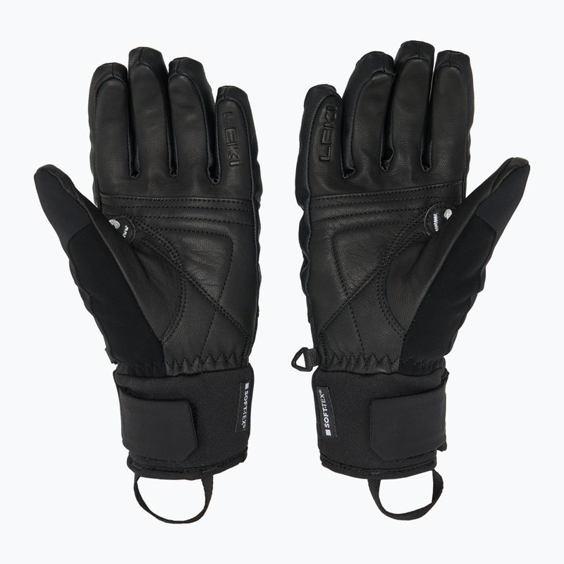 Дамски скиорски ръкавици LEKI Sparrow 3D black 2