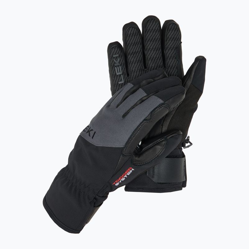 Мъжки скиорски ръкавици LEKI Pegas 3D GTX black/ graphite