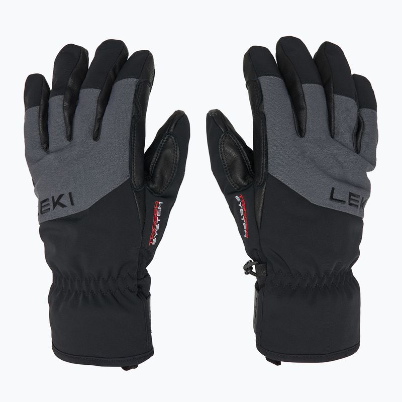 Мъжки скиорски ръкавици LEKI Pegas 3D GTX black/ graphite 3