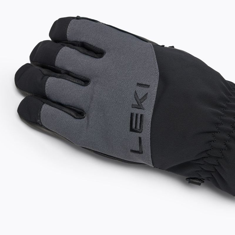 Мъжки скиорски ръкавици LEKI Pegas 3D GTX black/ graphite 4